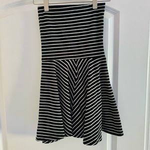 American Apparel strapless stripe dress